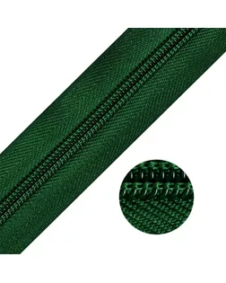 Молния MaxZipper рулонная спираль №5-N цв.F273 т.зеленый уп.200м арт. МГ-114051-1-МГ0217385
