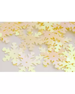 Пайетки россыпью Ideal 25мм цв.020 св.желтый уп.50г арт. МГ-3539-1-МГ0239679