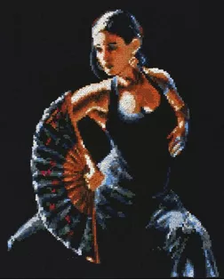 Набор для вышивания ПАЛИТРА Фламенко 24х30 см арт. МГ-33424-1-МГ0243537