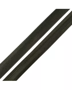 Косая бейка TBY атласная шир.15мм цв.F322 черный уп.132 м арт. МГ-123820-1-МГ0248492