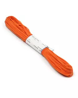 Шнур отделочный 1с14 Сутаж 2,5-3мм цв.оранжевый уп.20м арт. МГ-123866-1-МГ0253750