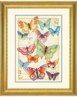 Набор для вышивания DIMENSIONS Красота бабочек 25 х 35,5 см арт. МГ-36552-1-МГ0267941