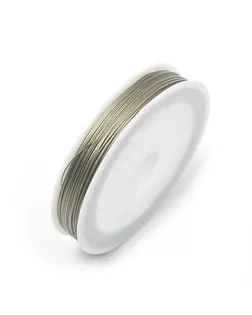 Ювелирный тросик (ланка) цв.серебро 0/38мм 100м арт. МГ-132780-1-МГ0327683