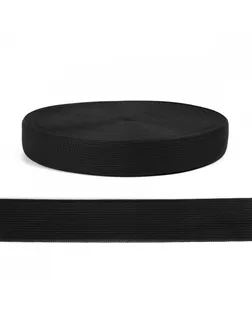 Тесьма вязаная окантовочная ш.3,2см (черный) арт. МГ-119420-1-МГ0363244