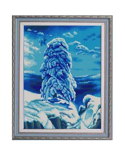 Рисунок на ткани (Бисер) КОНЁК На севере диком 29х39 см арт. МГ-48025-1-МГ0595326