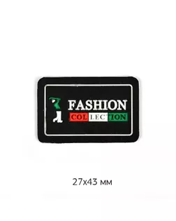 Аппликация пришивная FASHION 2,5х4,3см цв.мульти уп.20шт арт. МГ-118542-1-МГ0637185