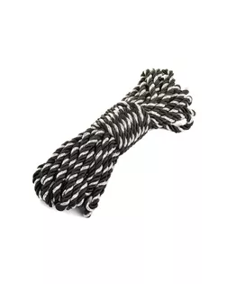 Шнур витой мебельный д.0,5см (черный/серебро) арт. МГ-106141-1-МГ0648557