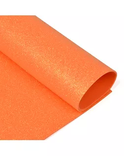 Фоамиран глиттерный Magic 4 Hobby 2 мм цв.оранжевый, 20х30 см арт. МГ-124954-1-МГ0672000