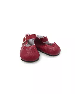 Купить Обувь Туфли для куклы с пряжкой 65х30мм цв.т.красный 1 пара арт. МГ-13699-1-МГ0738913 оптом в Череповце