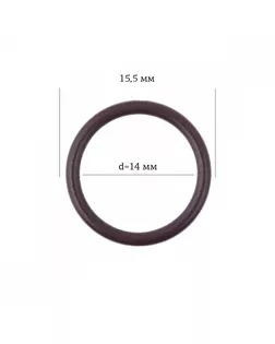 Кольцо для бюстгальтера металл ARTA.F.2831 Ø14мм, цв.076 сливовое вино, уп.50шт арт. МГ-115946-1-МГ0776806