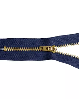 Молния MaxZipper джинсовая золото №4 12см н/р, замок М-4002 цв.F330 синий 10 шт арт. МГ-92872-1-МГ0785085