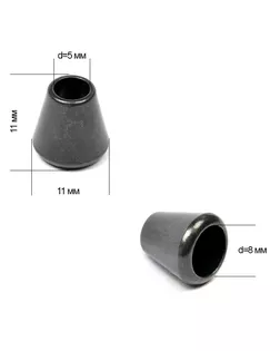 Наконечник для шнура металл TBY OR.0305-5347 (10.85х11.04мм) цв. оксид уп. 100шт арт. МГ-126170-1-МГ0803880