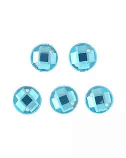 Стразы пришивные акриловые MAGIC 4 HOBBY 06 мм круг цв.07 бирюзовый уп.250 шт арт. МГ-124296-1-МГ0828640