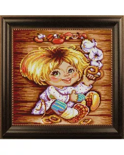 Рисунок на ткани (Бисер) КОНЁК Кузя 25х25 см арт. МГ-96423-1-МГ0867614