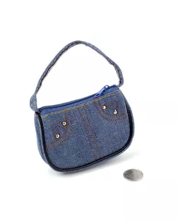 Сумочка Bag 70/01 100х60х20мм цв.джинс уп.1шт. арт. МГ-121606-1-МГ0911622