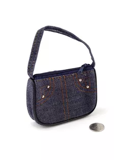 Сумочка Bag 70/02 100х60х20мм цв.т.джинс уп.1шт. арт. МГ-121607-1-МГ0911625