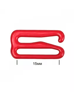 Крючок для бюстгальтера металл TBY-57742 d15мм, цв.SD163 красный, уп.100шт арт. МГ-117525-1-МГ0977093