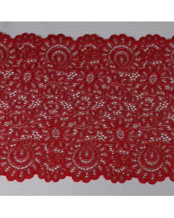 Кружево-стрейч KRUZHEVO шир.205мм цв.101 темно-красный уп.25м арт. МГ-117574-1-МГ0978247
