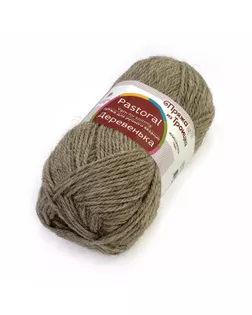 Пряжа для вязания ТРО Деревенька (100% шерсть) 10х100г/170м цв.0530 св.натуральный арт. МГ-109302-1-МГ0983512