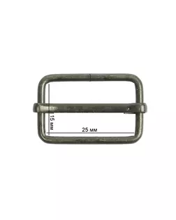 Шлевка металл TSW ш.2см арт. МГ-5128-1-МГ0325396