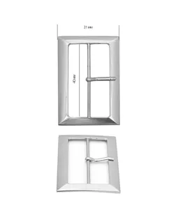 Пряжка металл 5455 ш.4см арт. МГ-8858-1-МГ0633624