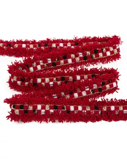 Тесьма Шанель SH83 ш.2,5см (бордовый) уп.13.71м арт. МГ-10950-1-МГ0718617