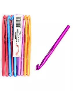 Крючки для вязания алюминиевые Maxwell Colors 9,0мм арт. МГ-14864-1-МГ0156134