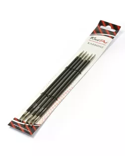 Спицы чулочные Knit Pro 41132 Karbonz 4мм/20см, карбон, черный, 5шт арт. МГ-18071-1-МГ0172472