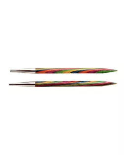 20402 Knit Pro Спицы съемные Symfonie 3,75мм для длины тросика 28-126см, дерево, многоцветный, 2шт арт. МГ-18240-1-МГ0173305
