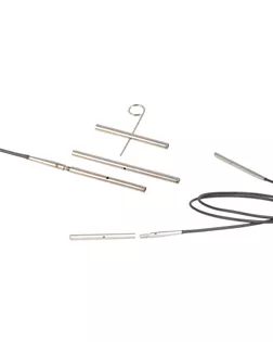 10510 Knit Pro Набор кабельного соединения (в наборе: соединитель (35мм 2шт, 50мм 1шт), ключик) арт. МГ-19145-1-МГ0179418