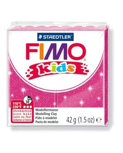 FIMO kids полимерная глина для детей, уп. 42г цв.блестящий розовый, арт. МГ-20542-1-МГ0188071
