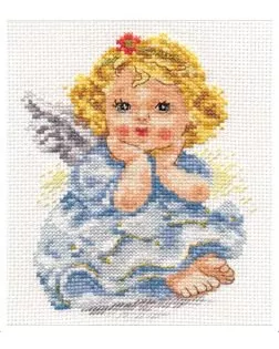 Набор для вышивания АЛИСА Ангелок Мечты 11х14 см арт. МГ-26322-1-МГ0208704