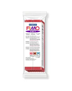 FIMO Soft полимерная глина, запекаемая в печке, уп. 350г цв.вишневый арт. МГ-30490-1-МГ0231862