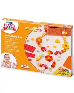 FIMO kids create&play набор для создания украшений "Цветы" уровень сложности 2 02 арт. МГ-32106-1-МГ0236433