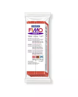 FIMO Soft полимерная глина, запекаемая в печке, уп. 350г цв.индийский красный арт. МГ-32669-1-МГ0239080