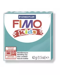 FIMO kids полимерная глина для детей, уп. 42г цв.бирюзовый, арт. МГ-33043-1-МГ0240993