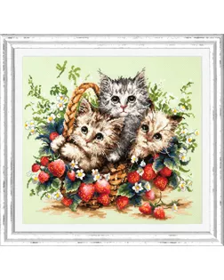 Набор для вышивания ЧУДЕСНАЯ ИГЛА Милые создания 35х31 см арт. МГ-33257-1-МГ0242615