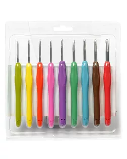 Набор алюминиевых крючков Maxwell Colors с эргономичной ручкой (2.0-6.0мм) арт. МГ-35590-1-МГ0260246