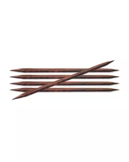 Спицы чулочные Knit Pro 25112 Cubics 4мм/20см дерево, коричневый, 5шт арт. МГ-38259-1-МГ0329626