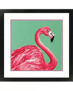 Набор для вышивания DIMENSIONS Розовый фламинго 35х35 см арт. МГ-39700-1-МГ0366200