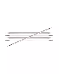 Спицы чулочные Knit Pro 12107 Nova cubics 3,5мм/15см, никелированная латунь, серебристый, 5шт арт. МГ-41736-1-МГ0488764