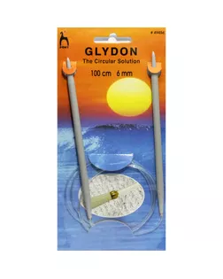 49456 PONY GLYDON Спицы круговые 6,00 мм/100 см, пластик арт. МГ-42538-1-МГ0497069