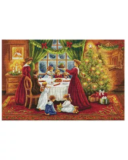 Набор для вышивания мулине НИТЕКС Рождество 72,5х48 см арт. МГ-43420-1-МГ0505471