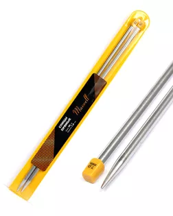 Спицы для вязания прямые Maxwell Gold, металл Ø7,0 мм /35 см (2 шт) арт. МГ-44116-1-МГ0529993