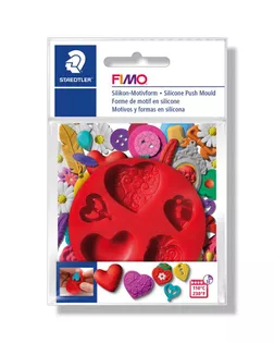 FIMO силиконовый молд "Сердца" 23 арт. МГ-45206-1-МГ0559718