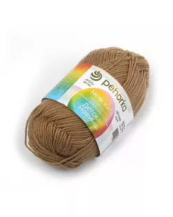 Пряжа для вязания ПЕХ "Детская Новинка" (100% акрил) 10х50г/200м цв.165 т.бежевый арт. МГ-45559-1-МГ0578802