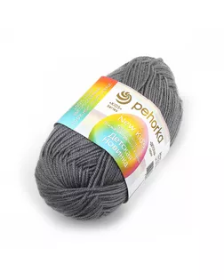 Пряжа для вязания ПЕХ "Детская Новинка" (100% акрил) 10х50г/200м цв.174 стальной арт. МГ-48928-1-МГ0600893