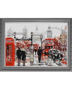 Рисунок на ткани (Бисер) КОНЁК Город 2 29х39 см арт. МГ-49185-1-МГ0602678