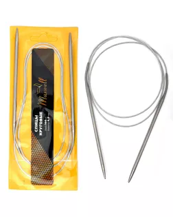 Спицы для вязания круговые Maxwell Gold, металлические на тросике Ø4,0 мм /100 см арт. МГ-50375-1-МГ0615525