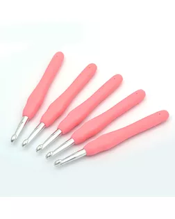 Крючок алюминиевый Maxwell Colors с резиновой ручкой д.7мм арт. МГ-53397-1-МГ0641702
